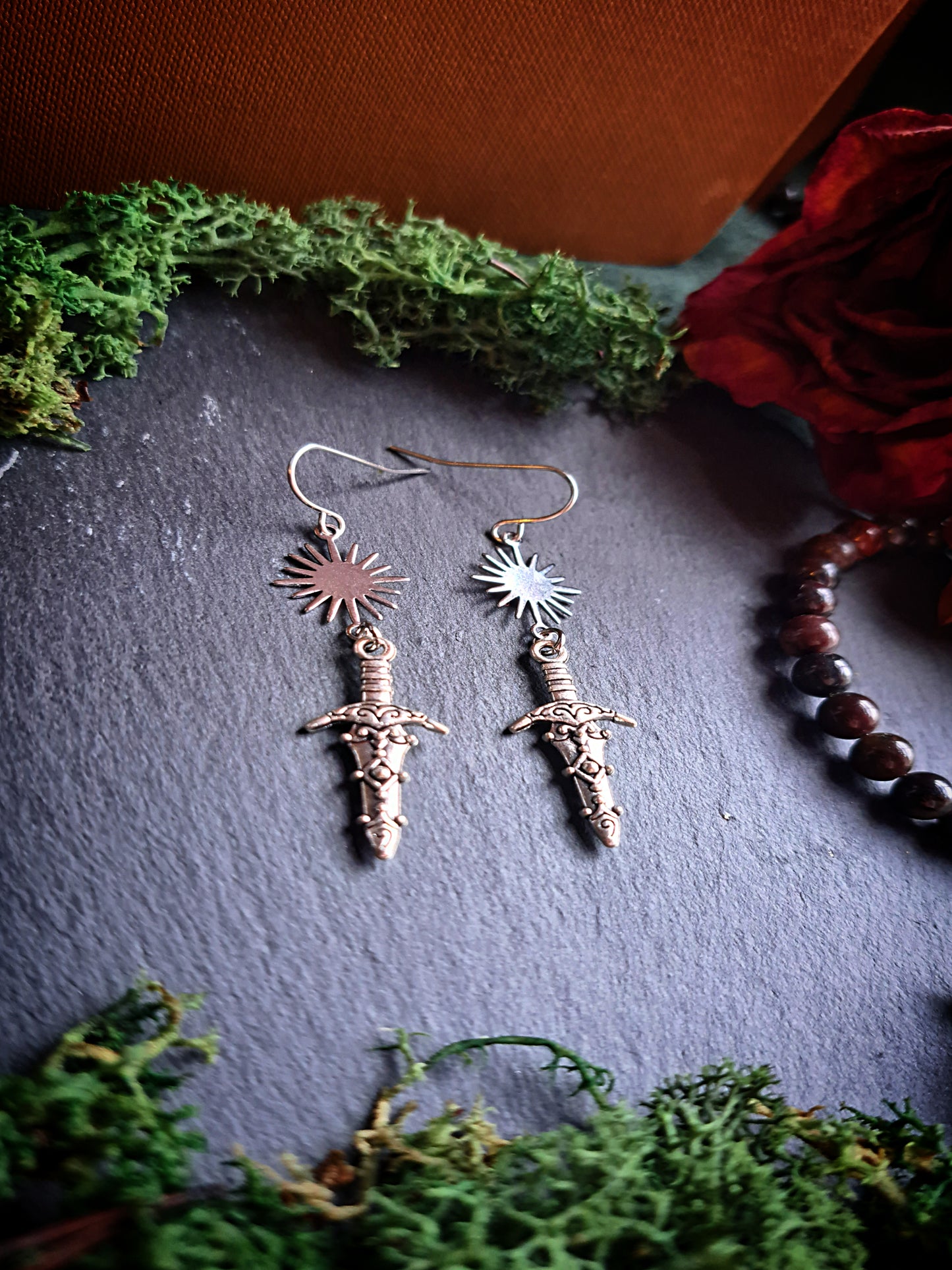 Bright Sun Dagger Earrings