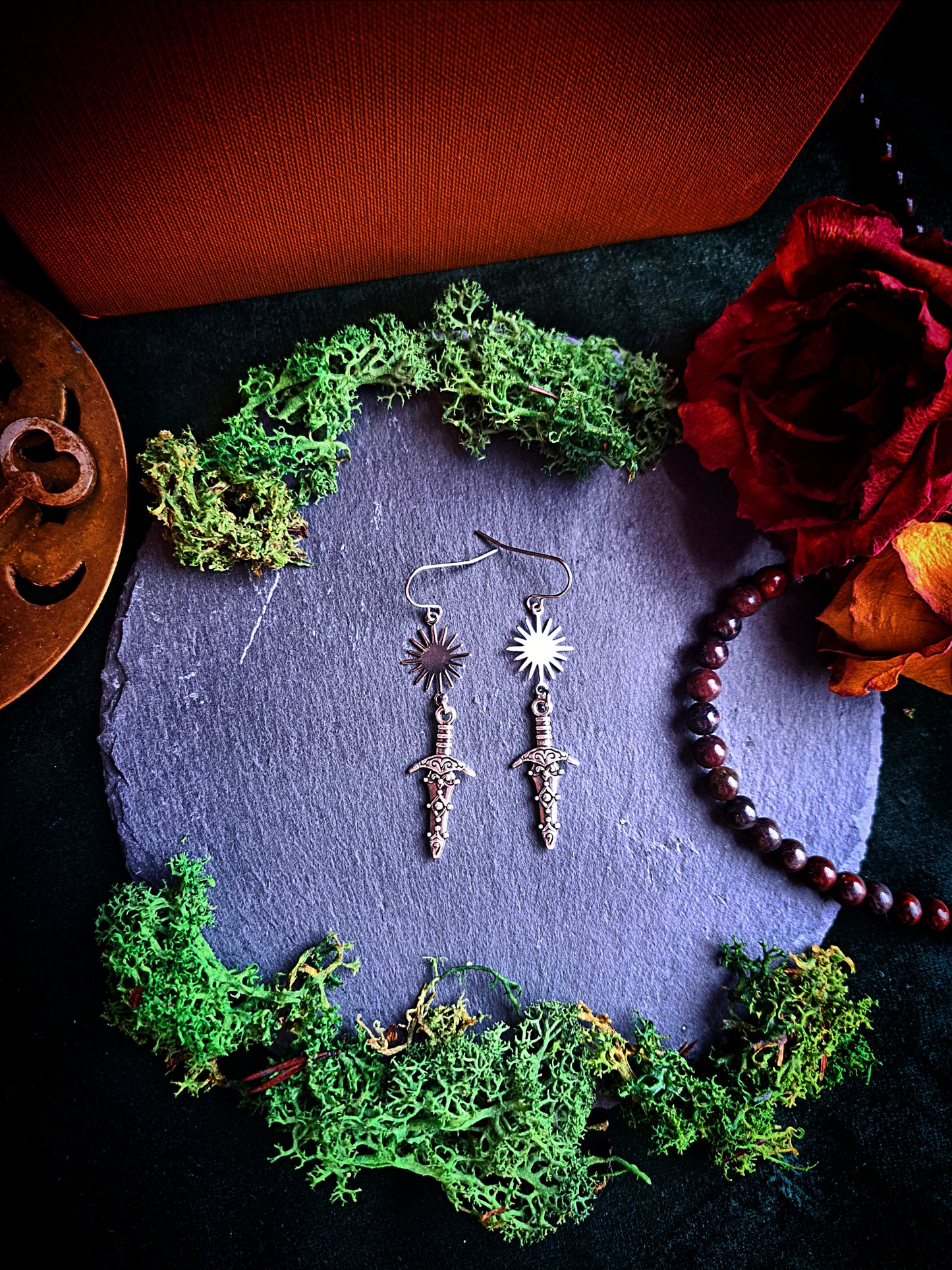 Bright Sun Dagger Earrings