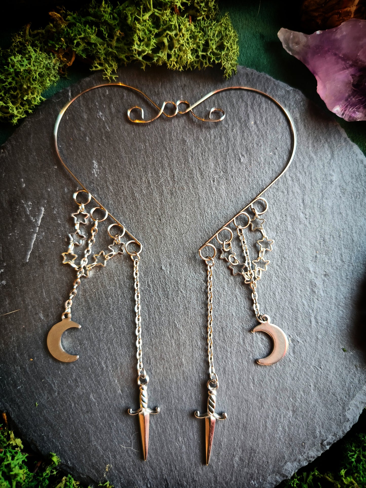 Stars and Daggers Ear Cuffs