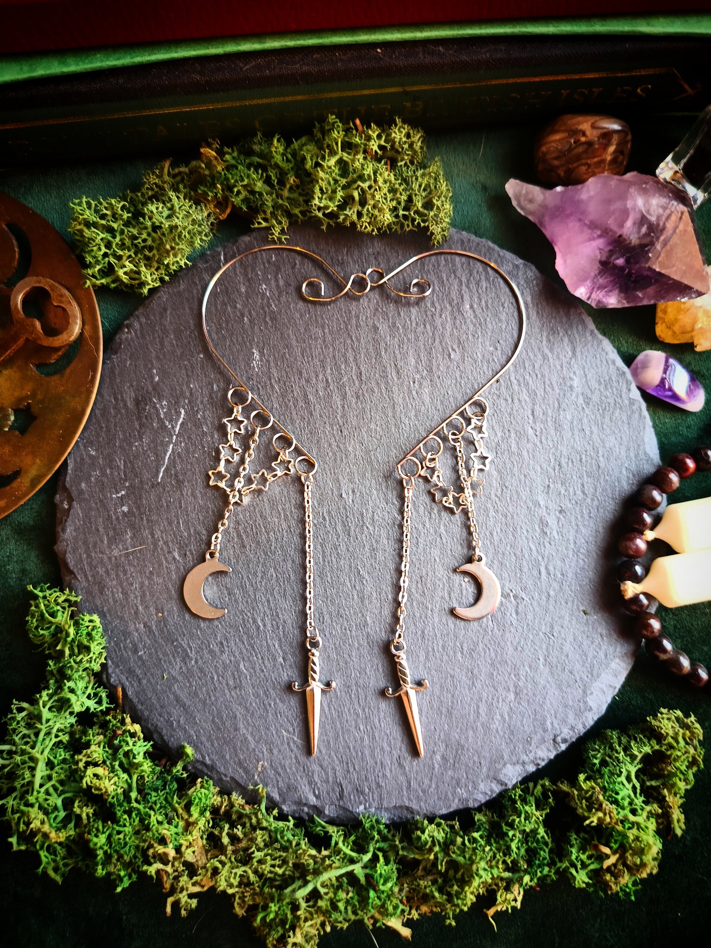 Stars and Daggers Ear Cuffs