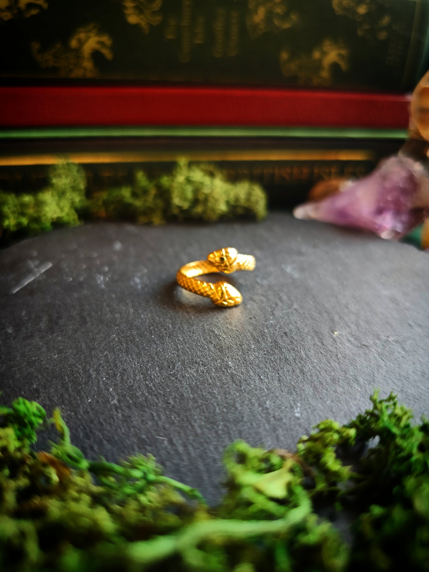 Double Headed Snake Ring