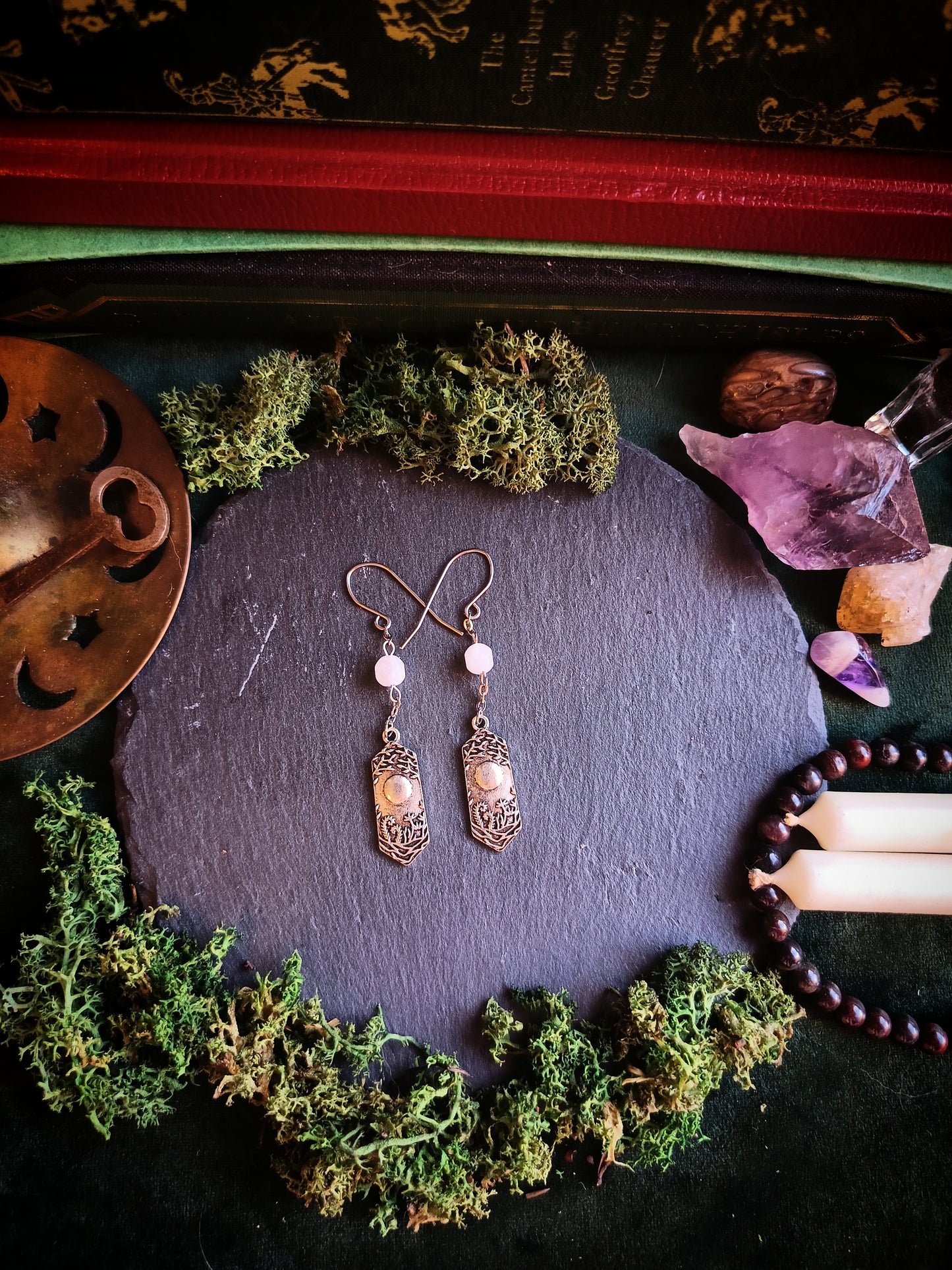 Moonlight and Vines Earrings