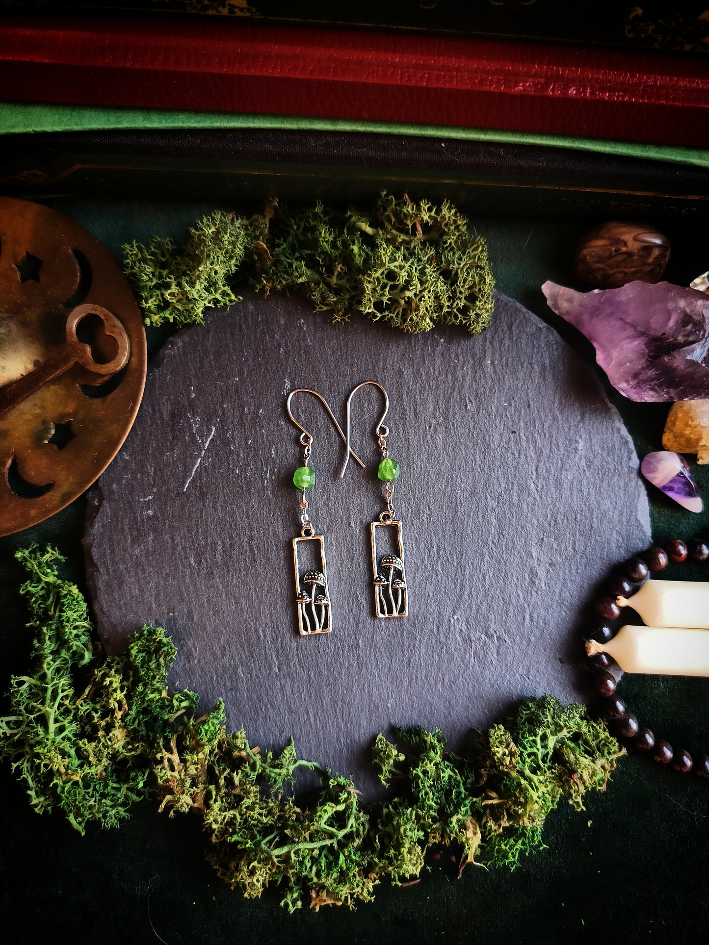 Mushroom Frame Earrings