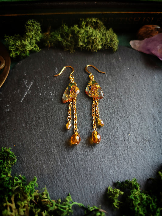 Autumn Wing Earrings