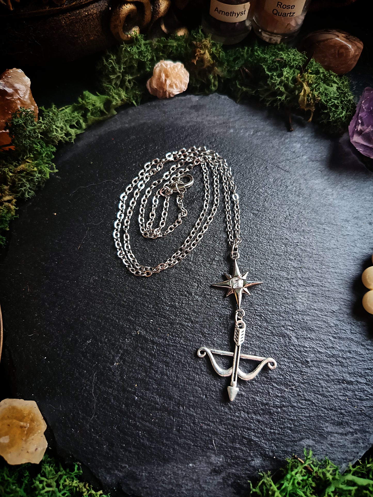 North Star Bow and Arrow Necklace