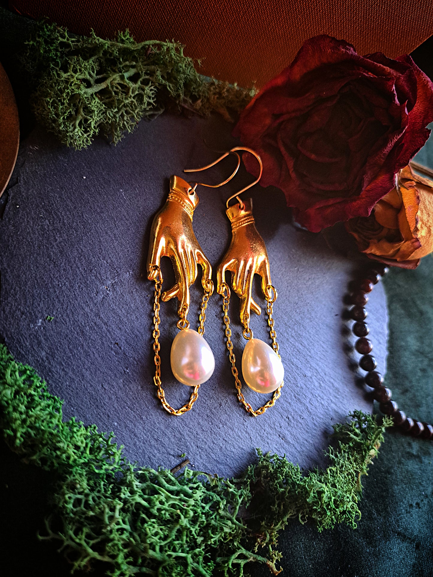 Pearls in Their Hands Earrings