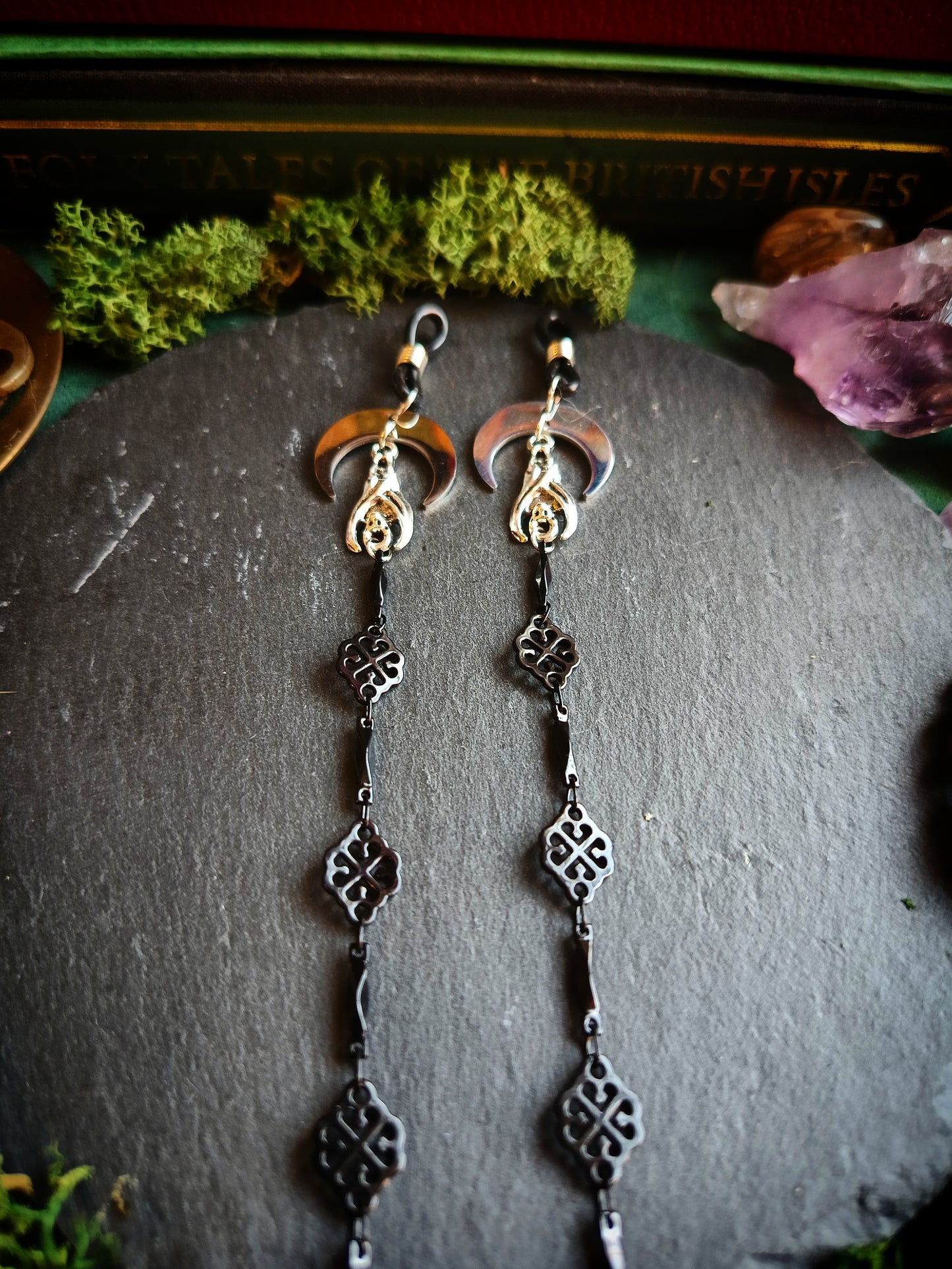 Moon Bat Glasses Chains