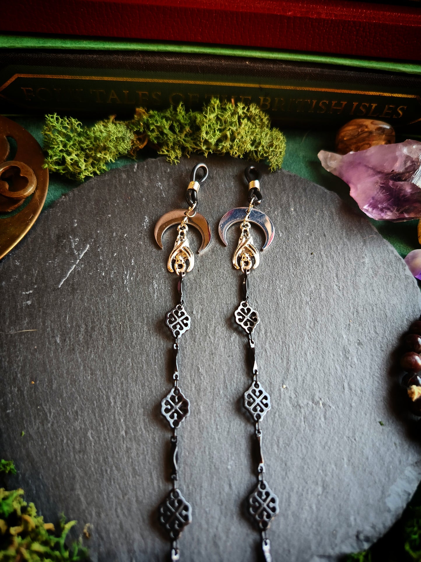 Moon Bat Glasses Chains