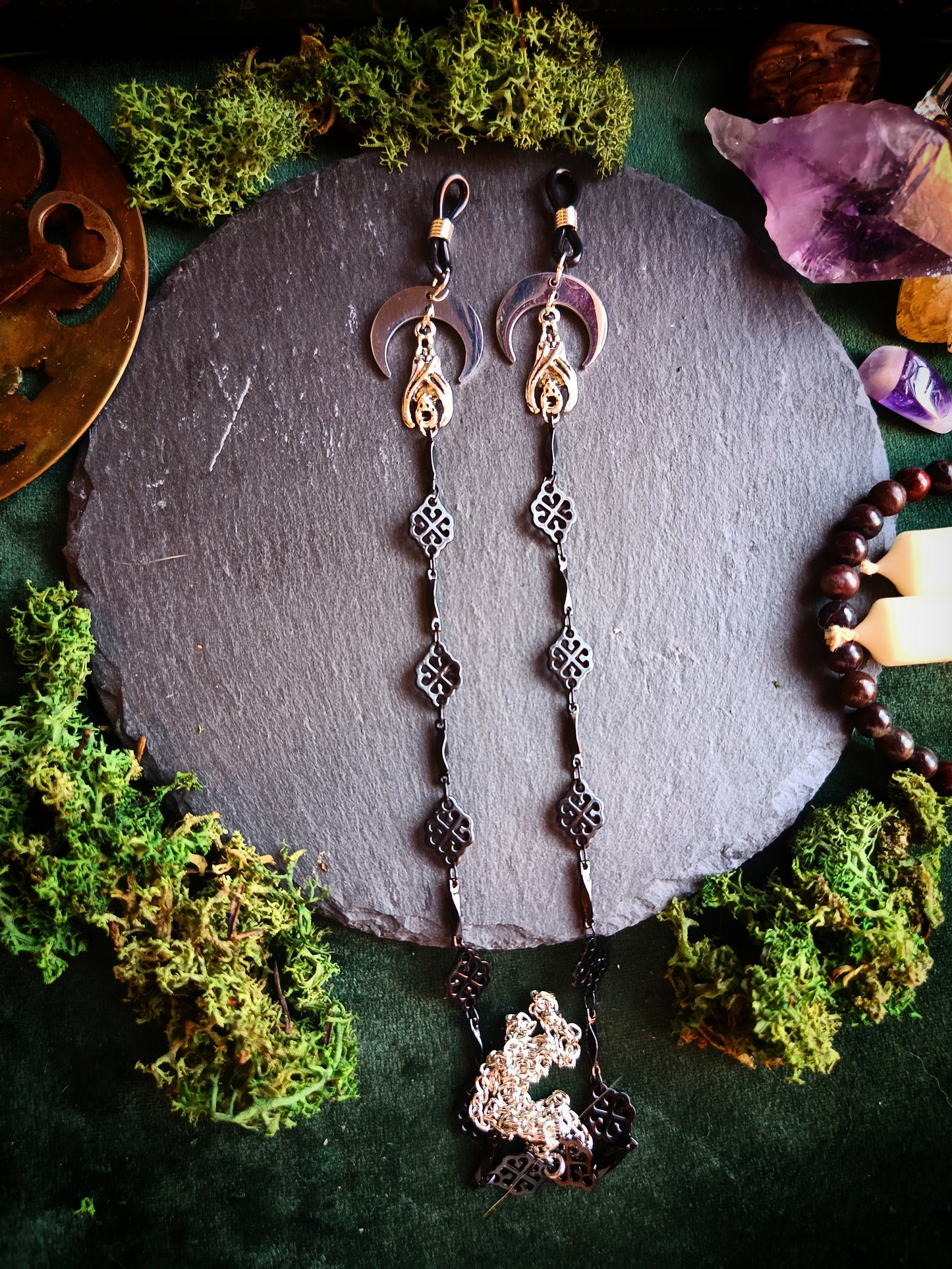 Moon Bat Glasses Chains