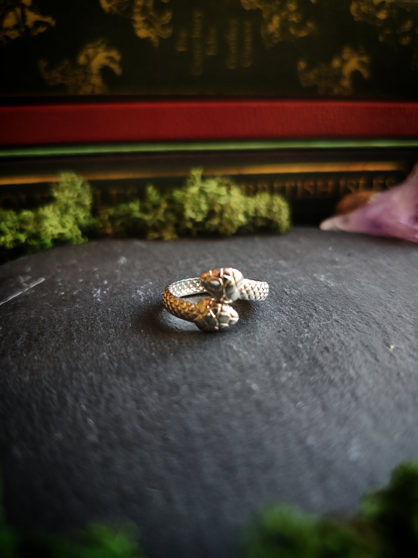 Double Headed Snake Ring