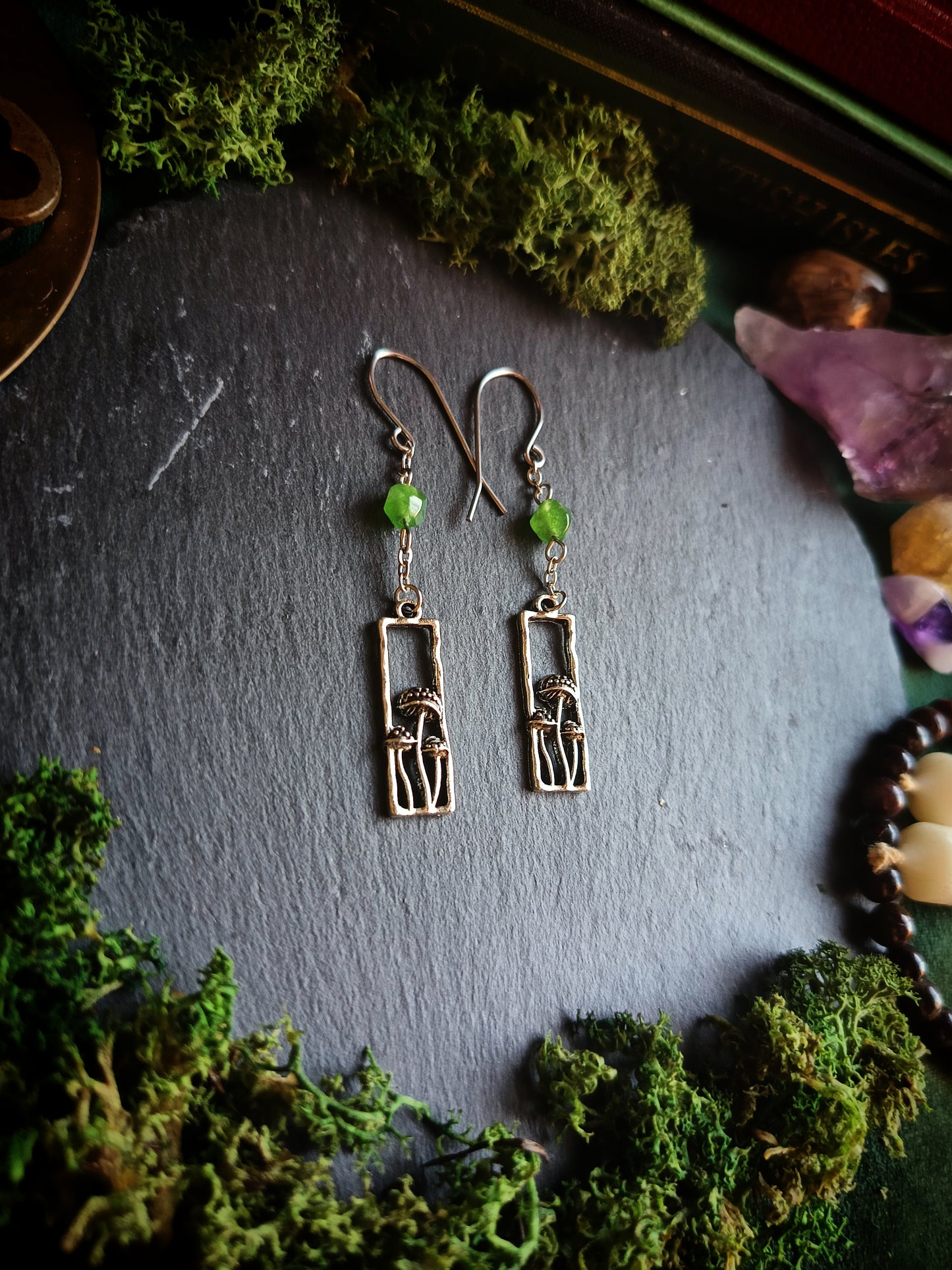 Mushroom Frame Earrings