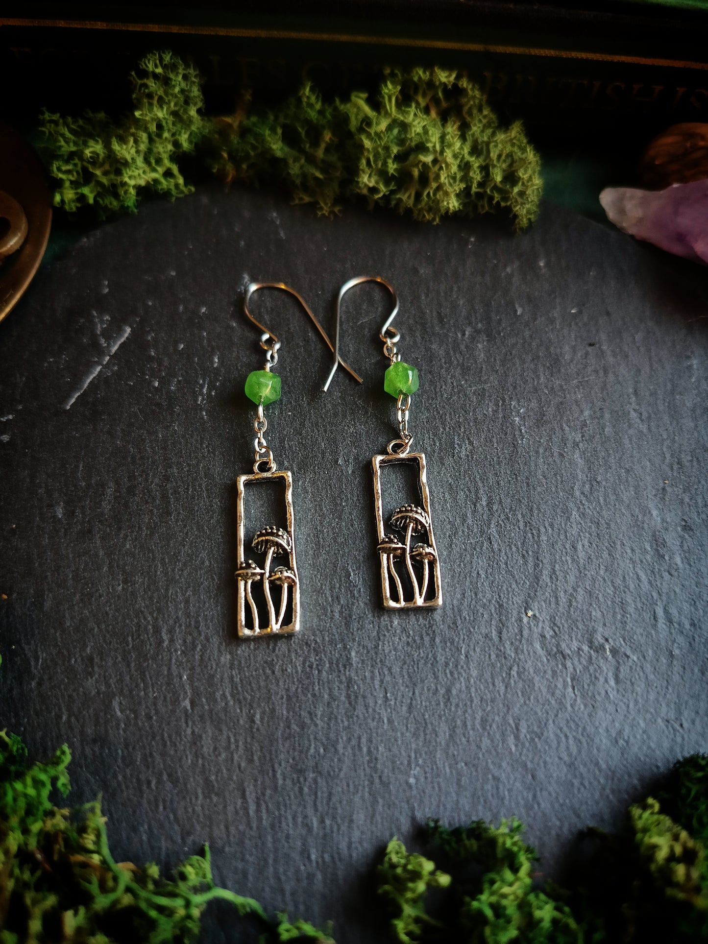 Mushroom Frame Earrings