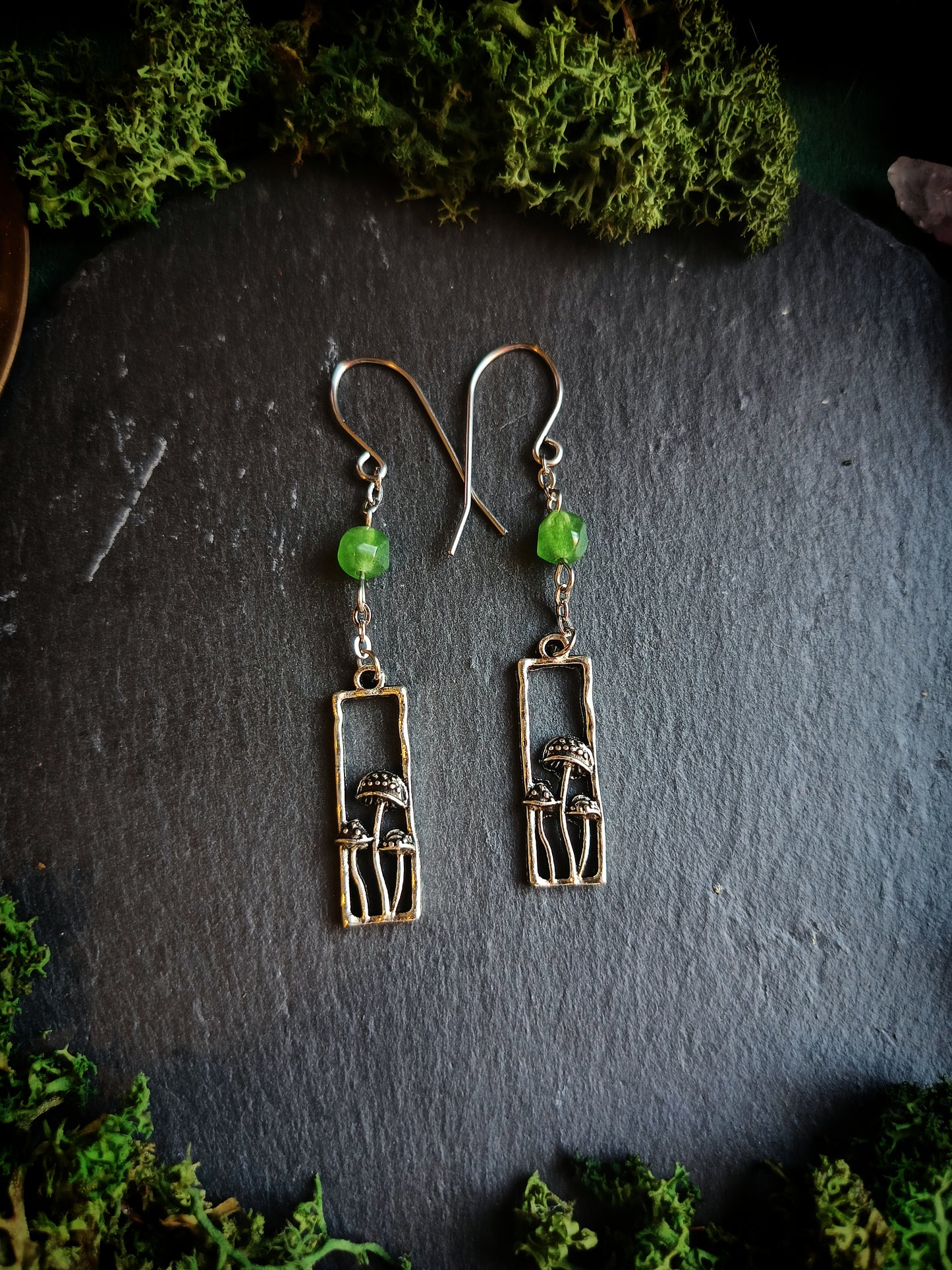 Mushroom Frame Earrings