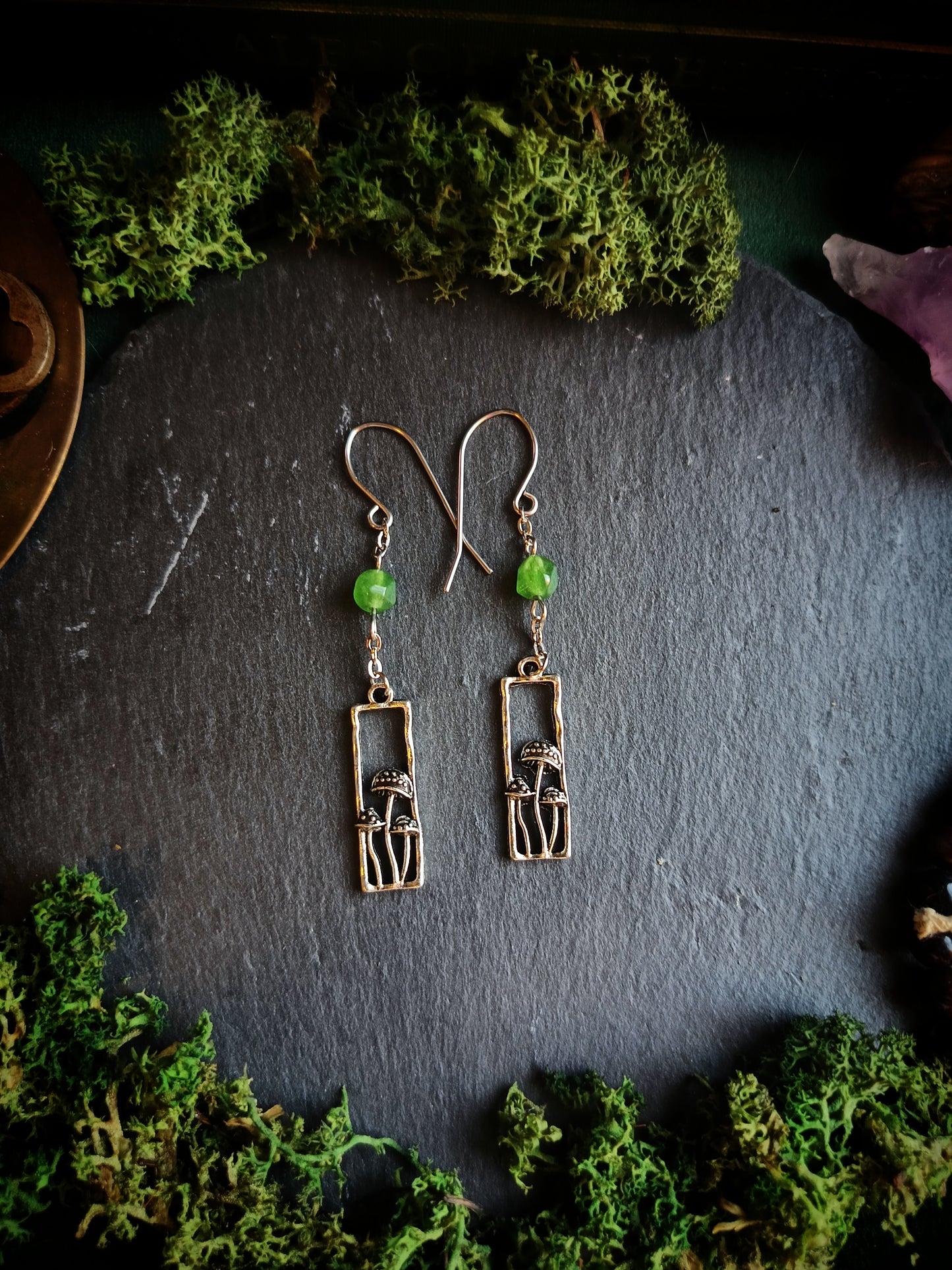 Mushroom Frame Earrings