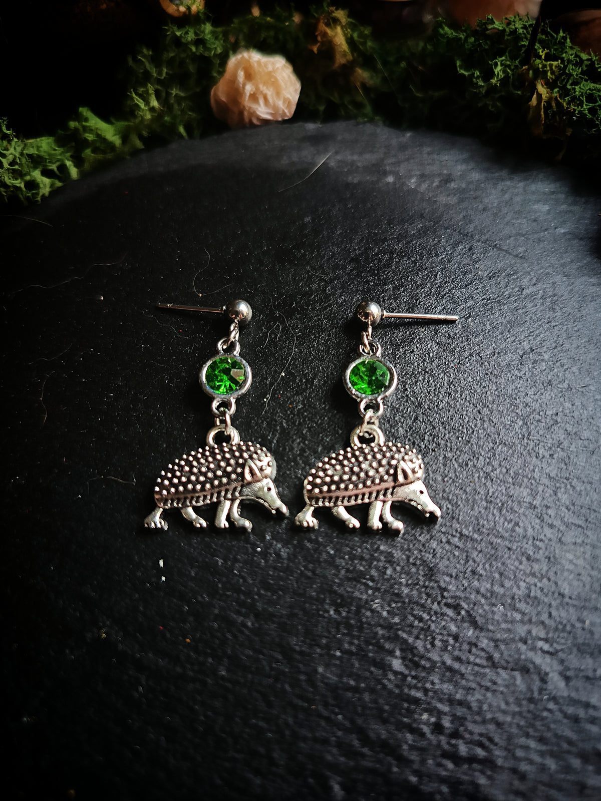 Medieval Hedgehog Earrings