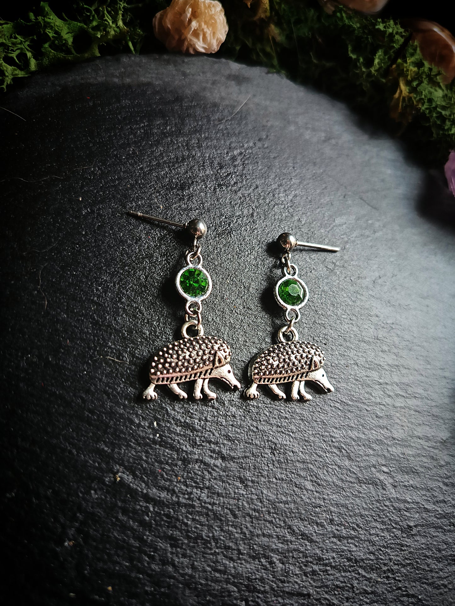 Medieval Hedgehog Earrings