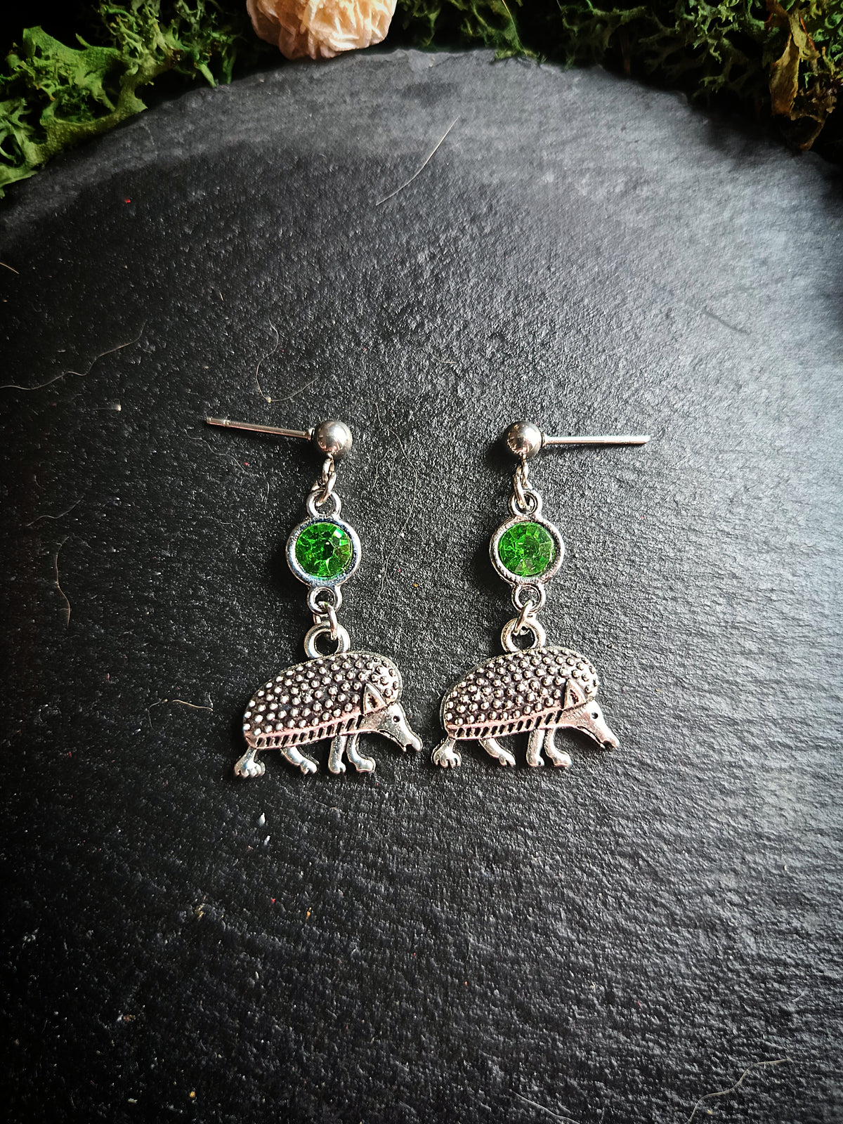 Medieval Hedgehog Earrings