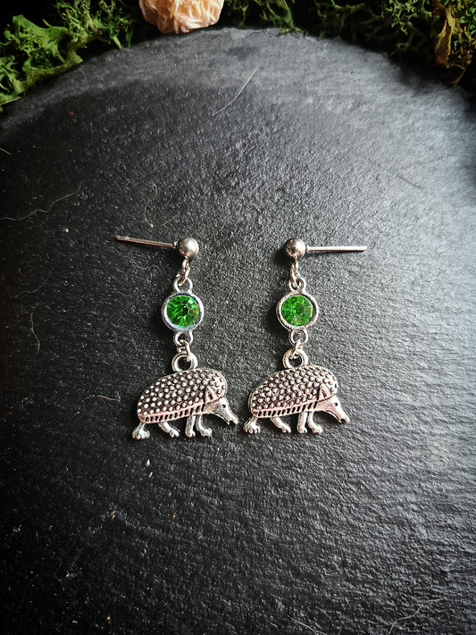 Medieval Hedgehog Earrings