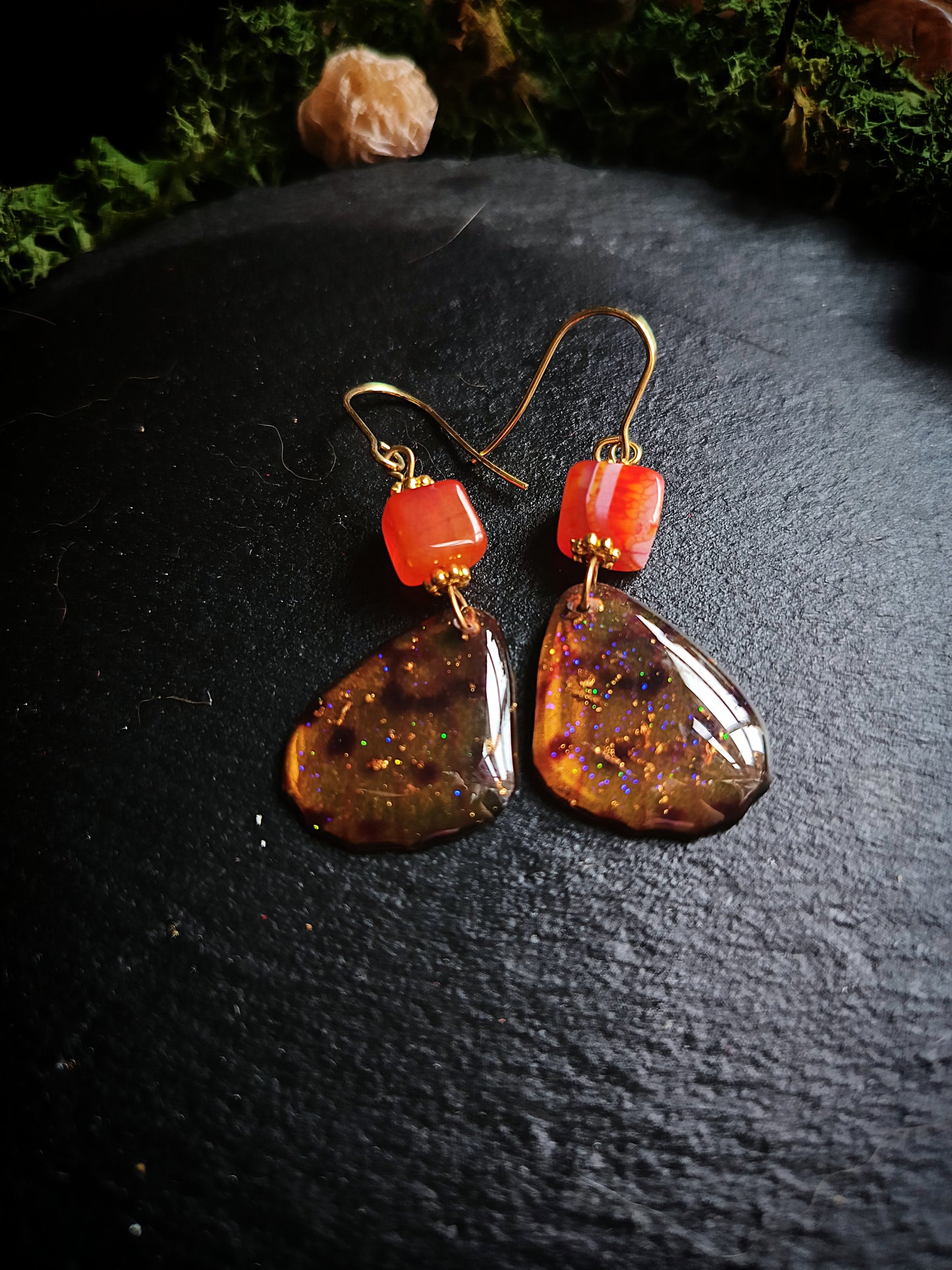 Dappled Wing Earrings