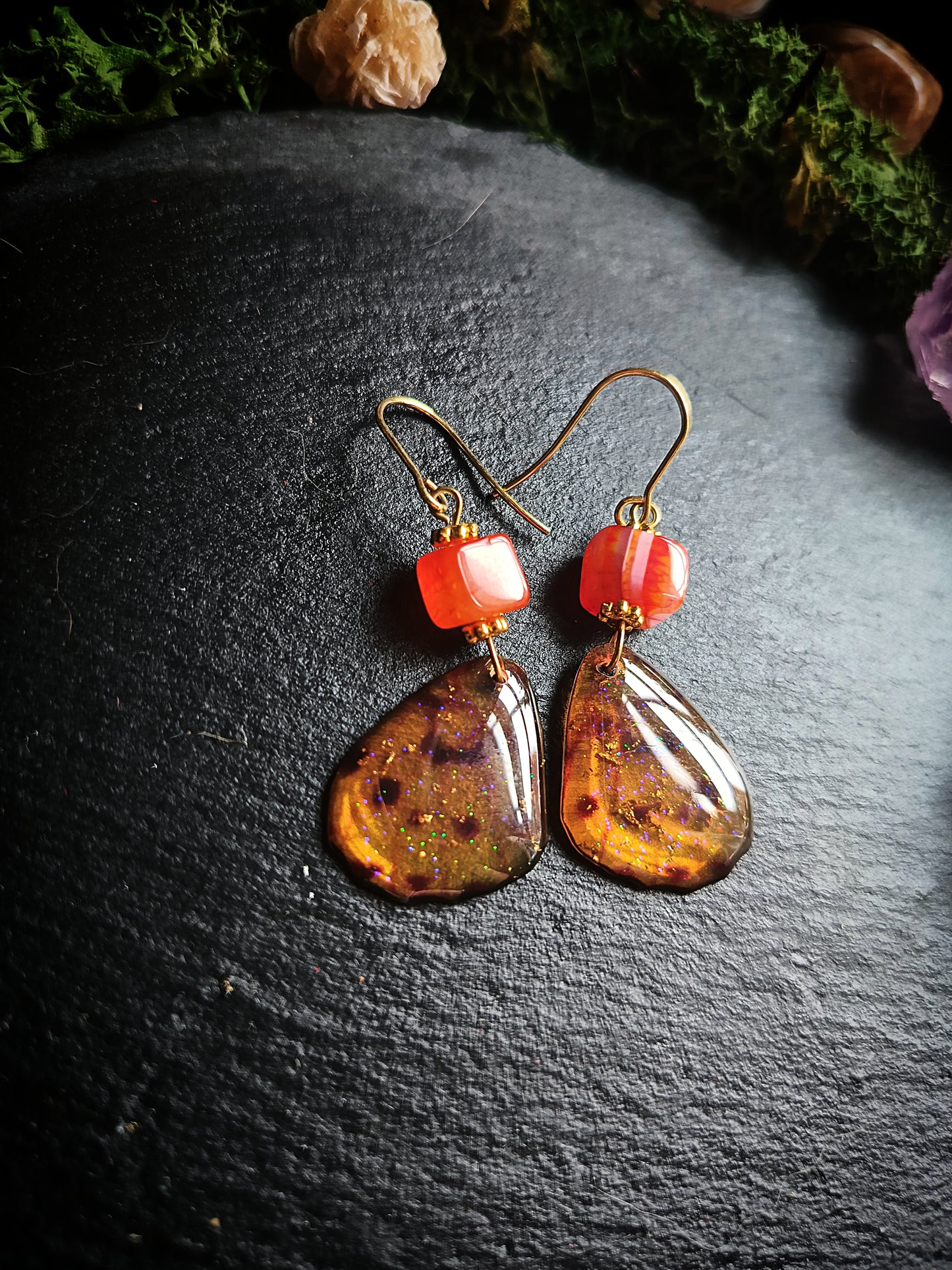 Dappled Wing Earrings