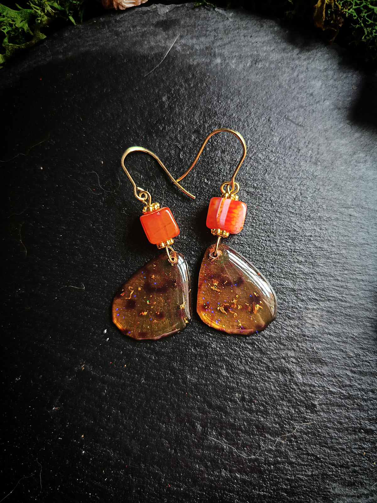 Dappled Wing Earrings