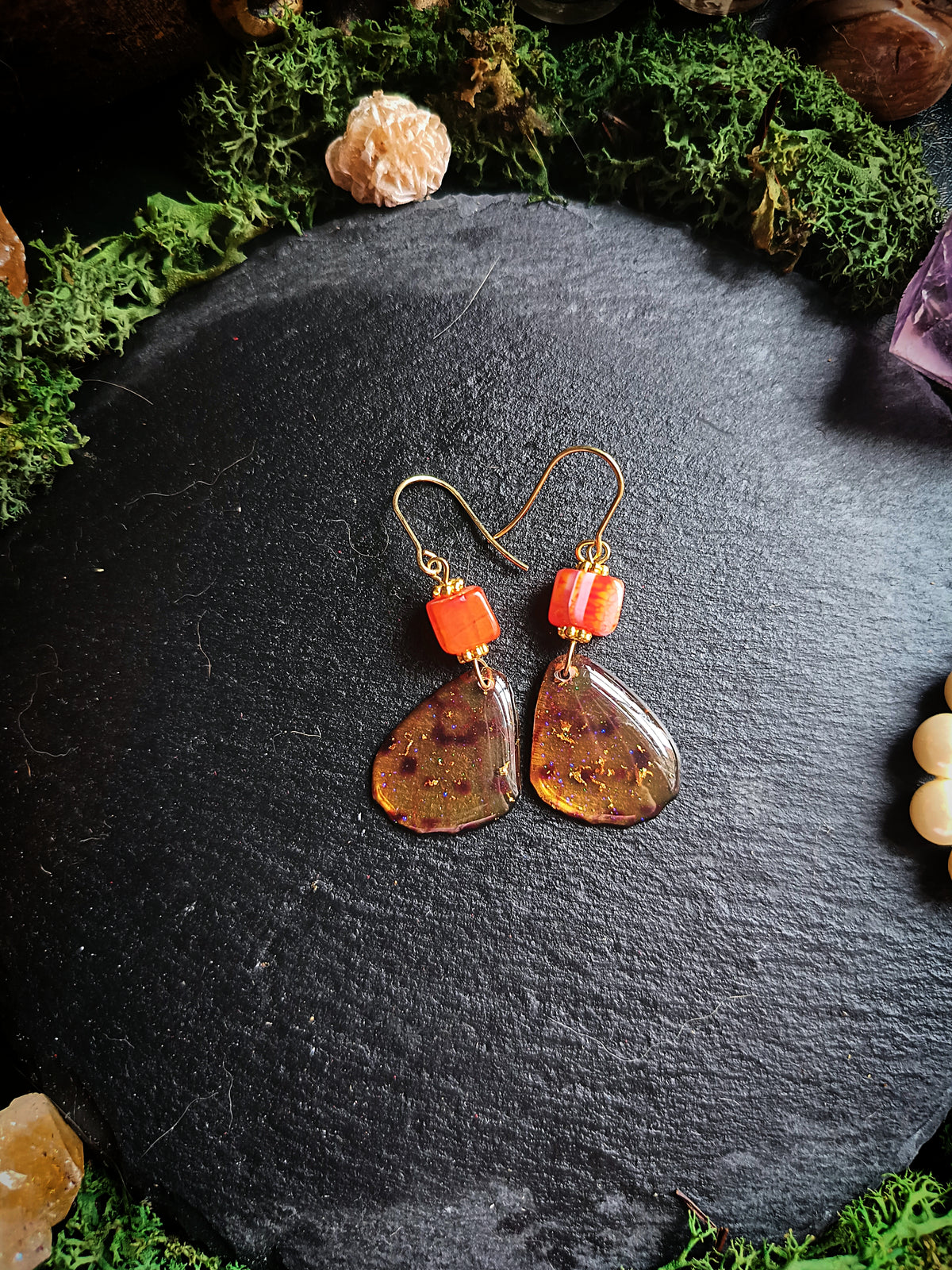 Dappled Wing Earrings