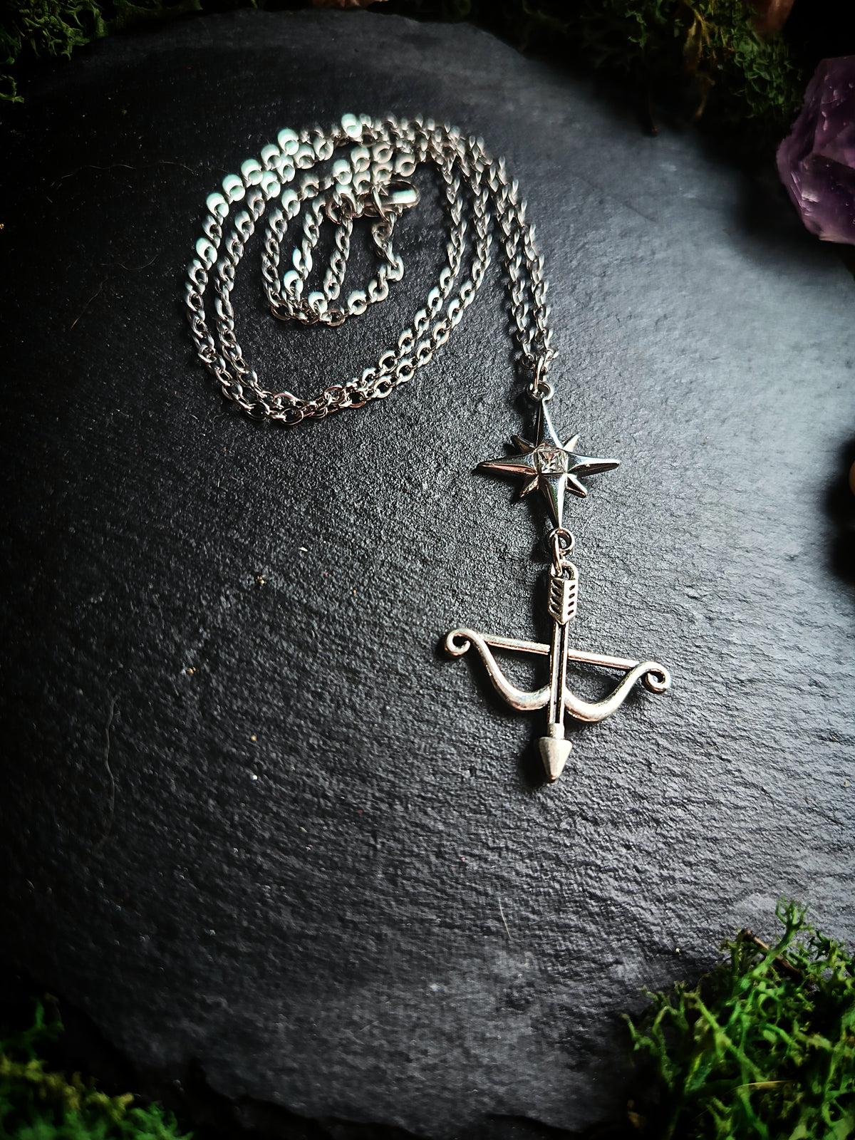 North Star Bow and Arrow Necklace