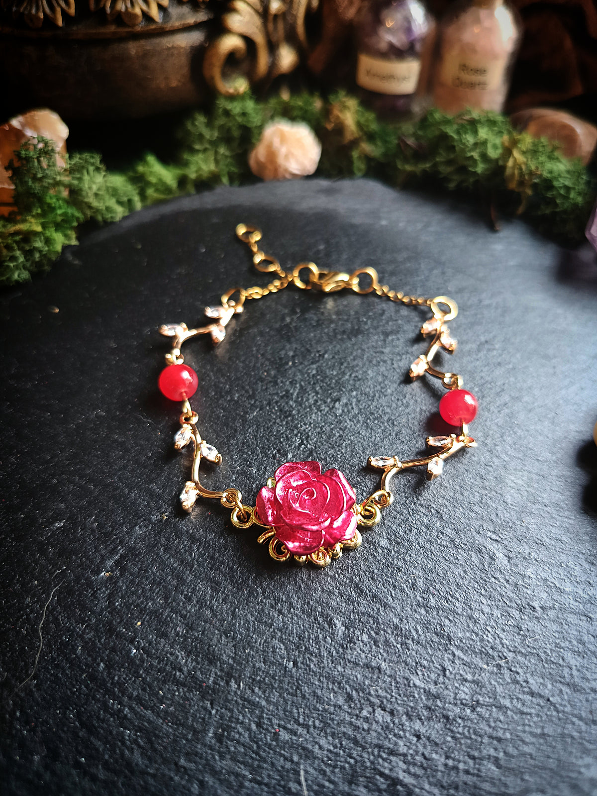 Reddest Rose Bracelet