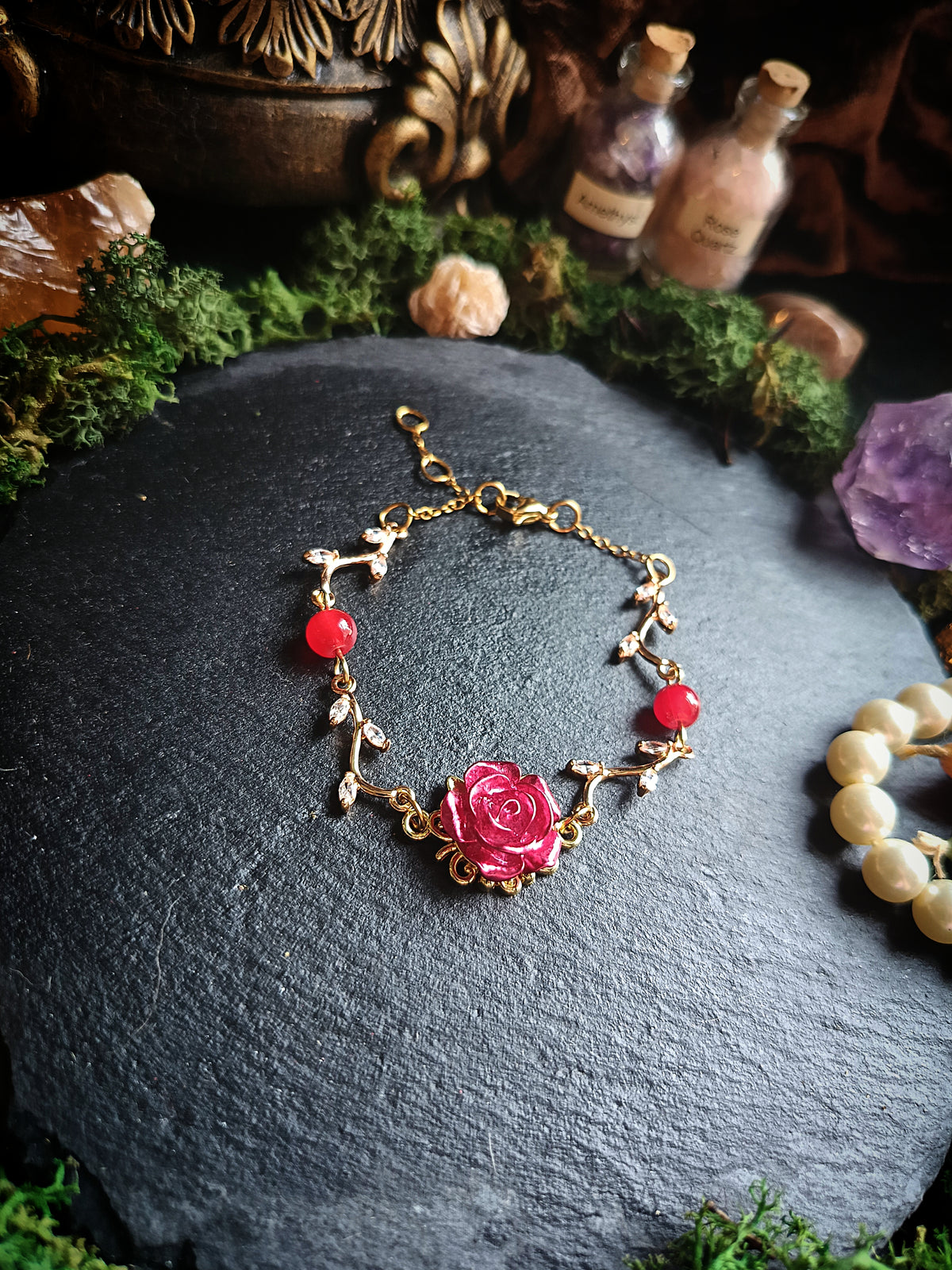 Reddest Rose Bracelet