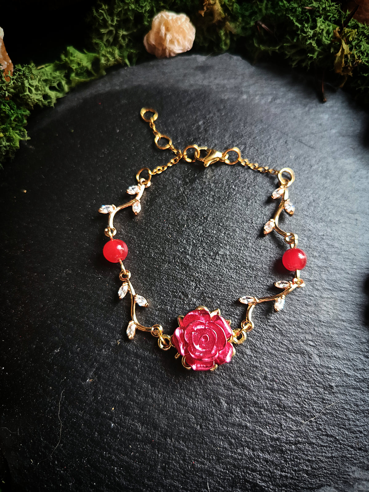 Reddest Rose Bracelet